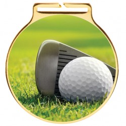 Medaille inclusief halslint – golf Sportprijzen Plaza